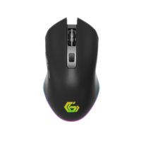 Gembird
6-кнопкова бездротова ігрова миша, що перезаряджається, з RGB-підсвічуванням, USB інтерфейс, 3200 dpi