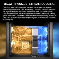 Ігровий корпус, 4*160mm, ARGB Fan Pre-installed, Type-C x1, USB3.0 x2, Audio x1