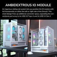 Ігровий корпус, 4*160mm, ARGB Fan Pre-installed, Type-C x1, USB3.0 x2, Audio x1