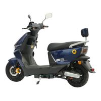 Електроскутер 1500 Вт, чорно-синій