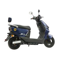 Електроскутер 1500 Вт, чорно-синій