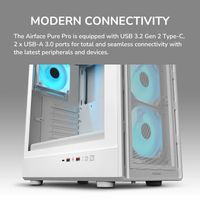 Ігровий корпус, 3*120mm ARGB, 1*120mm ARGB вентилятори передвстановлені, ATX/mATX/mini-ITX, скляне вікно