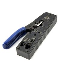 Cablexpert
Інструмент для обтиску роз'ємів RJ45/RJ12/RJ11 обрізає при обтиску
