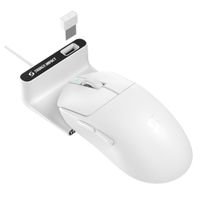 Миша ігрова бездротова Bloody, 2.4 ГГц, вбудований акумулятор, оптична 30 000 CPI, 50M натискань, біла