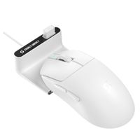 Миша ігрова бездротова Bloody, 2.4 ГГц, вбудований акумулятор, оптична 30 000 CPI, 50M натискань, біла