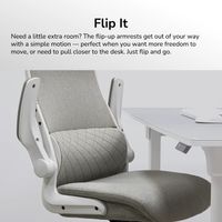 Крісло офісне ергономічне, дихаючий текстиль, чорний