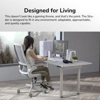 Крісло офісне ергономічне, дихаючий текстиль, білий