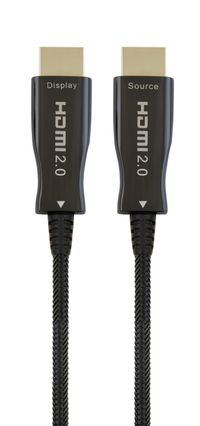 Cablexpert
Кабель оптичний (AOC) HDMI V.2.0, 4К 60Гц, позолочені конектори, 35 м