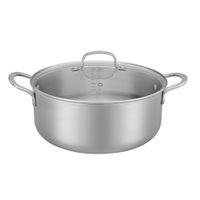 RESTO
Каструля із кришкою, серія "CORVUS", Ø28, h=12 см, 7,3 л