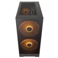 Ігровий корпус, 2*180mm ARGB, 1*120mm ARGB вентилятори передвстановлені, ATX/mATX/mini-ITX, скляне вікно