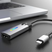 Адаптер-перехідник USB-C на HDMI, 8К 60 Гц LED RGB