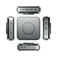 Док станція USB-C 10-в-1 (HDMI/PD/USB-A/USB-C/LAN)