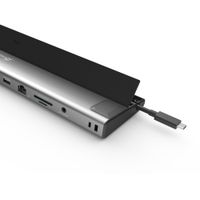 Док станція USB-C 12-в-1 (HDMI/DP/PD/USB-A/USB-C/LAN/картридер/аудіо)