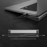 Док станція USB-C 12-в-1 (HDMI/DP/PD/USB-A/USB-C/LAN/картридер/аудіо)