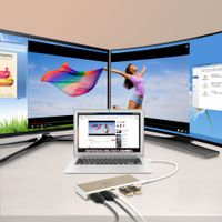 Док станція USB-C 6-в-1 (HDMI/PD/USB-A/USB-C/LAN)