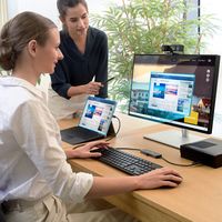 Адаптер-перемикач КМ / хаб 2-USB-A/1 USB-C