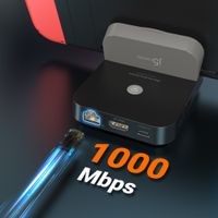 Док станція Nintendo Switch (HDMI/PD/USB-A/USB-C/LAN)