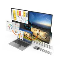 Адаптер-перехідник USB-C на 4 HDMI (4 незалежних екрани)