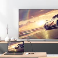 Мультиадаптер USB-C 6-в-1 (хаб/HDMI/картридер/аудіо), білий