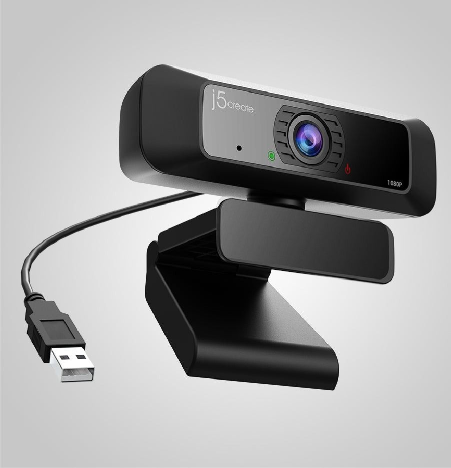 USB вебкамера J5create JVCU100-N для офісних відеоконференцій у Full HD