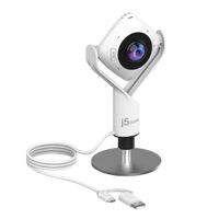Вебкамера 360°, 1080 P, USB-A/C 3.0, вбудований мікрофон, кріплення 1/4" під штатив, Auto