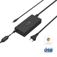 J5create
Мережевий зарядний пристрій, 1 USB-A / 1 USB-C, 100Вт,/PD