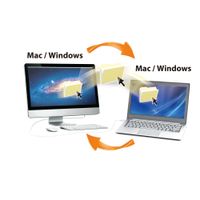 Адаптер USB-A/USB-A, Windows & Mac