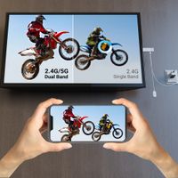 Бездротовий адаптер дисплея ScreenCast 4K до 15м (Miracast, AirPlay, and Chromecast)