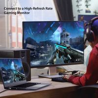 Кабель USB-C на HDMI, 8K 60 Гц, LED RGB 1.8 м