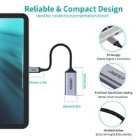 Адаптер-перехідник USB-C на DP, 4К 60 Гц