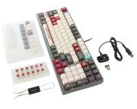 Клавіатура механічна ігрова, USB, RGB підсвічування, BLMS Red Plus Switch