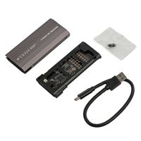 Зовнішня кишеня M.2 (NVMe), USB 3.1 Gen2, RGB-підсвічування, сіра