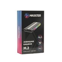Зовнішня кишеня M.2 (NVMe), USB 3.1 Gen2, RGB-підсвічування, сіра