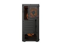 Ігровий корпус, 4*120mm RGB вентилятори передвстановлені, Mini ITX / Micro ATX / ATX, скляне вікно