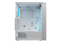 Ігровий корпус, 4*120mm RGB вентилятори передвстановлені, Mini ITX / Micro ATX / ATX, скляне вікно