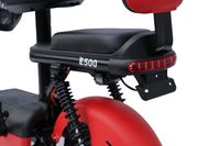 Електроскутер, 500 Вт, червоний