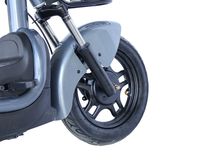 Електроскутер, 600 Вт, срібний