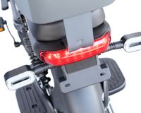 Електроскутер, 600 Вт, срібний