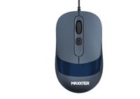 Maxxter
Миша дротова, USB, 1600 dpi, синій