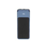 Портативний зарядний пристрій, 30000 mA, QC/PD 65W, з LCD, чорний