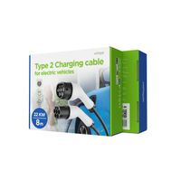 Зарядний кабель для електромобіля Type 2,3х32А (22КВт), 3-фазний 8 метрів
