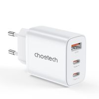 Choetech
Мережевий зарядний пристрій, USB-A/USB-C, 30Вт, QC3.0/PD/PPS