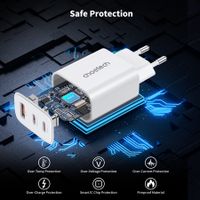 Мережевий зарядний пристрій, USB-A/USB-C, 30Вт, QC3.0/PD/PPS