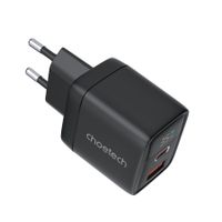 Мережевий зарядний пристрій, GaN, USB-A/USB-C, 35Вт, QC3.0/PD/PPS