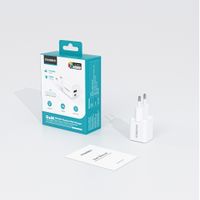 Мережевий зарядний пристрій, USB-A/USB-C, 30Вт, QC3.0/PD/PPS