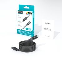Кабель USB 2.0 C-тато/C-тато, 60 ватт, 2 м, преміум