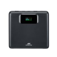 RIVACASE
Портативний зарядний пристрій, 20000 mA, PD 100W, з LCD, чорний