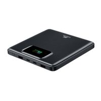 Портативний зарядний пристрій, 20000 mA, PD 100W, з LCD, чорний