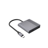 Док станція USB-C 3-в-1 (USB/HDMI/PD), сірий