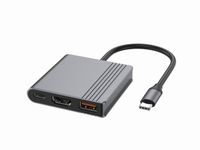 Cablexpert
Док станція USB-C 3-в-1 (USB/HDMI/PD), сірий